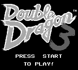 Double Dragon 3 (USA, Europe) Title Screen